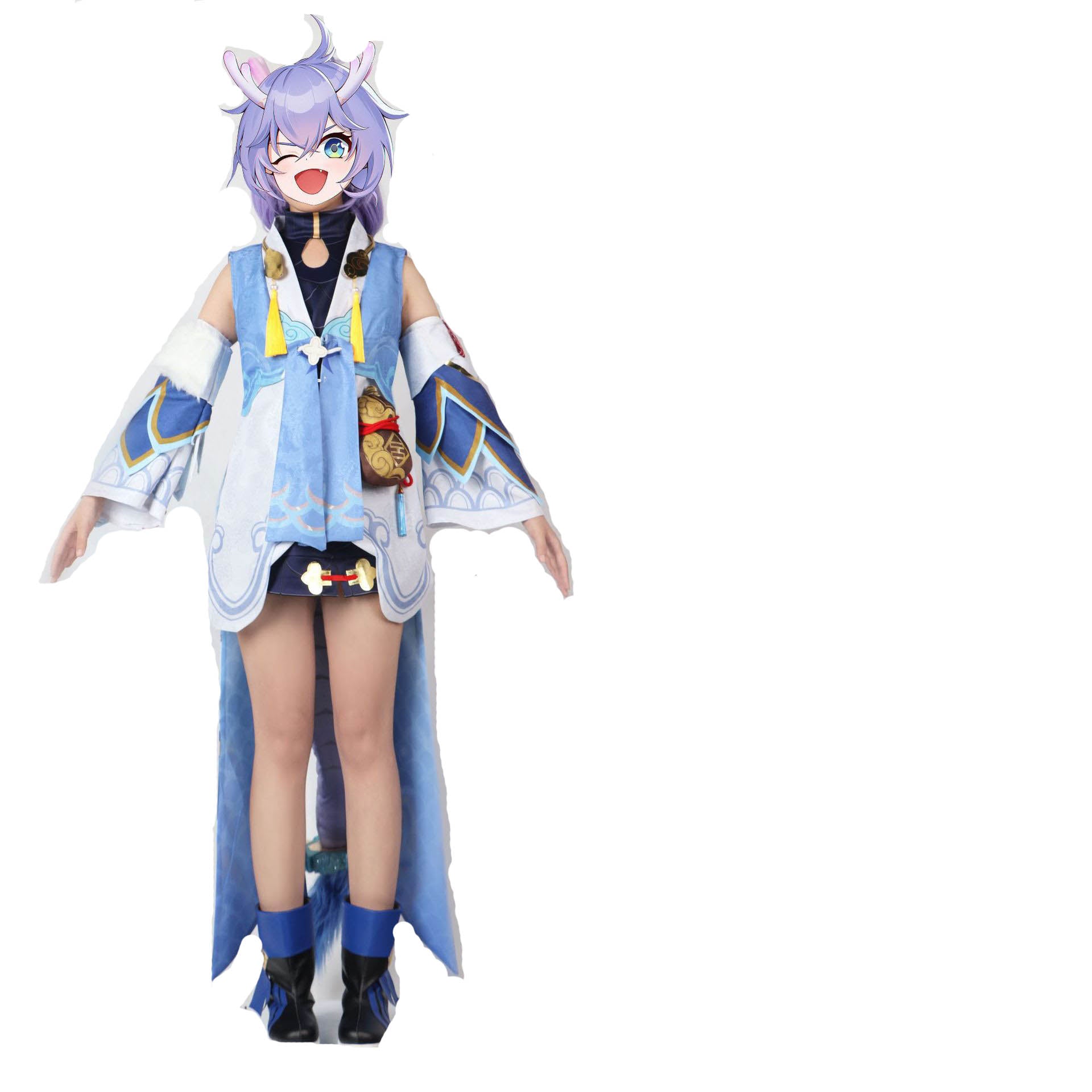 Rulercosplay Honkai Star Rail Bailu Uniform Suit Cosplay Costume With Accessories For Halloween Party
