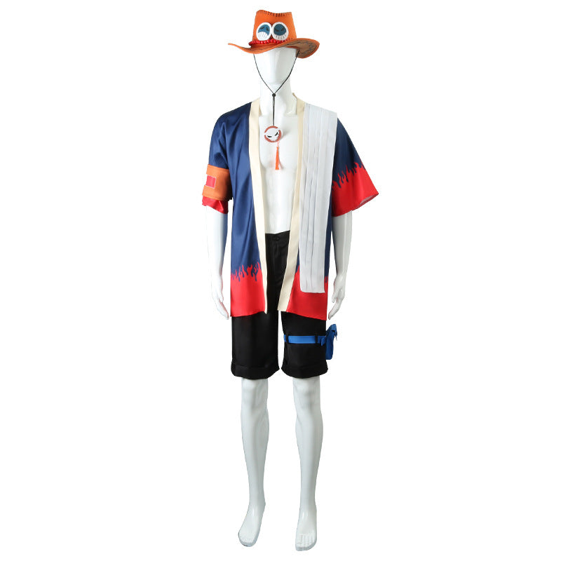 Rulercosplay Anime One Piece Portgas D.Ace Cosplay Costume