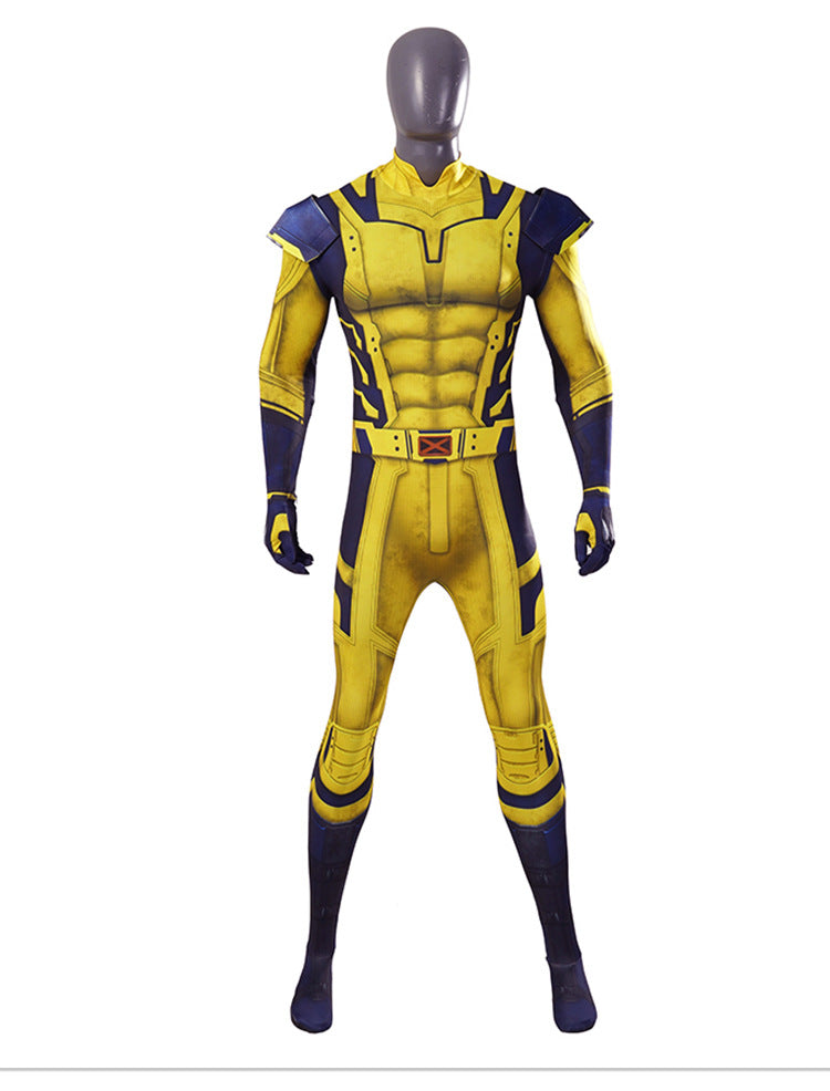 Rulercosplay Movie Deadpool Wolverine Yellow jumpsuits Cosplay Costume