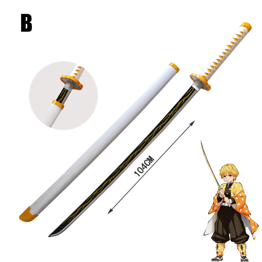 Rulercosplay Anime Demon Slayer Agatsuma Zenitsu Sword Cosplay Weapon