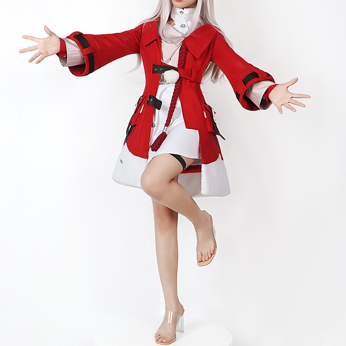 Rulercosplay Honkai Star Rail Clara Uniform Suit Cosplay Costume With Accessories For Halloween Party