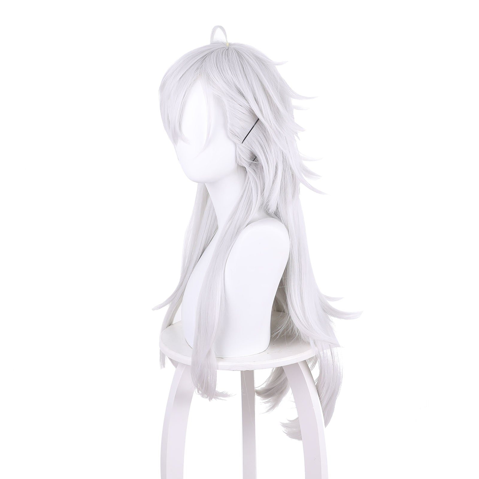 Rulercosplay Anime NIJISANJI Kuzuha silvery white Long Cosplay Wig