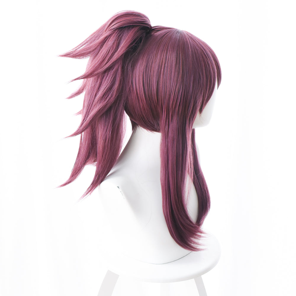 Rulercosplay Anime League of Legends K/DA Akali Long Purple Cosplay Wig
