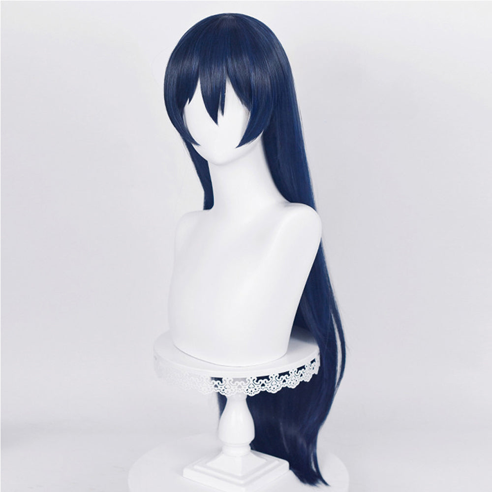 Rulercosplay Anime Love Live School Idol Project Umi Sonoda Blue Long Cosplay Wig