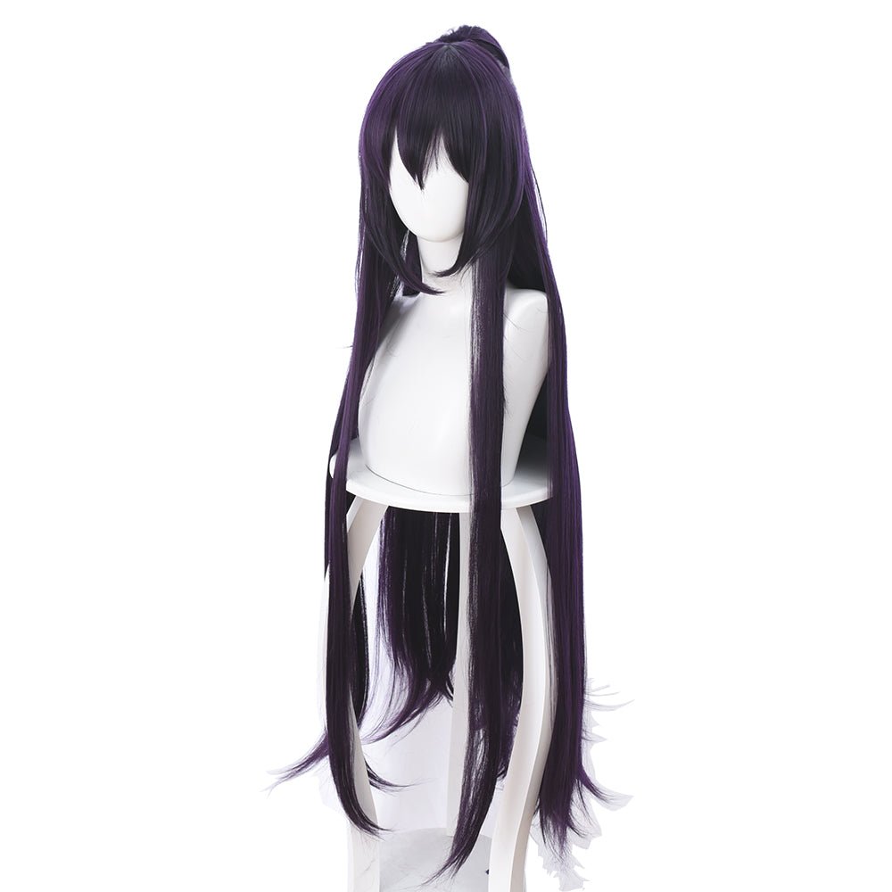 Rulercosplay Anime DATE A LIVE Yatogami Tohka(Princess) Dark purple Long Cosplay Wig - Rulercosplay