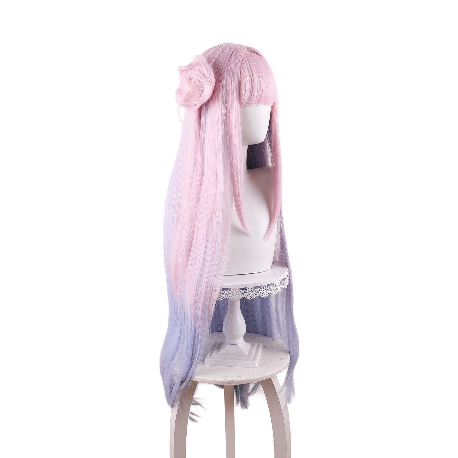 Rulercosplay Anime Blue Archive Misono Mika Long Pink Cosplay Wig