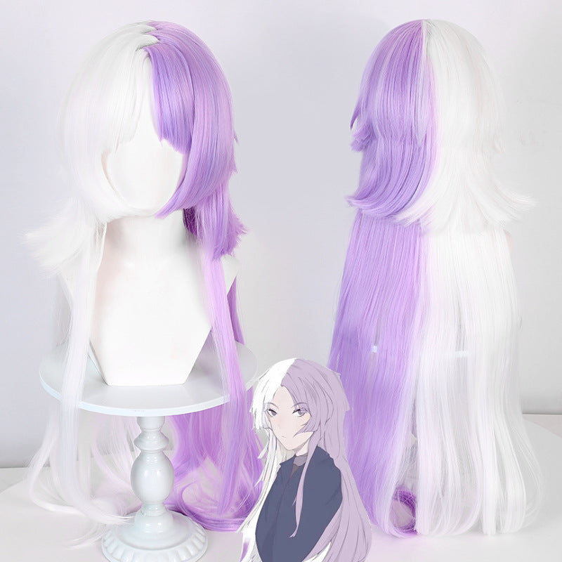 Rulercosplay Bungo Stray Dogs Sigma Purple and White Long Cosplay Wig