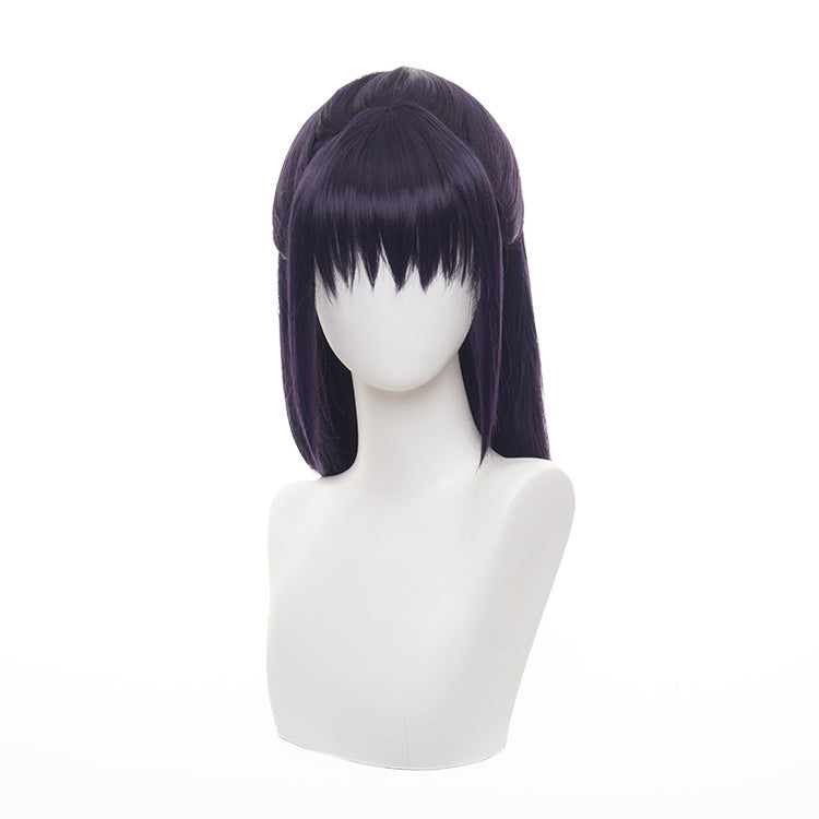 Rulercosplay Anime Jujutsu Kaisen Iori Utahime Long Dark Purple Cosplay Wig