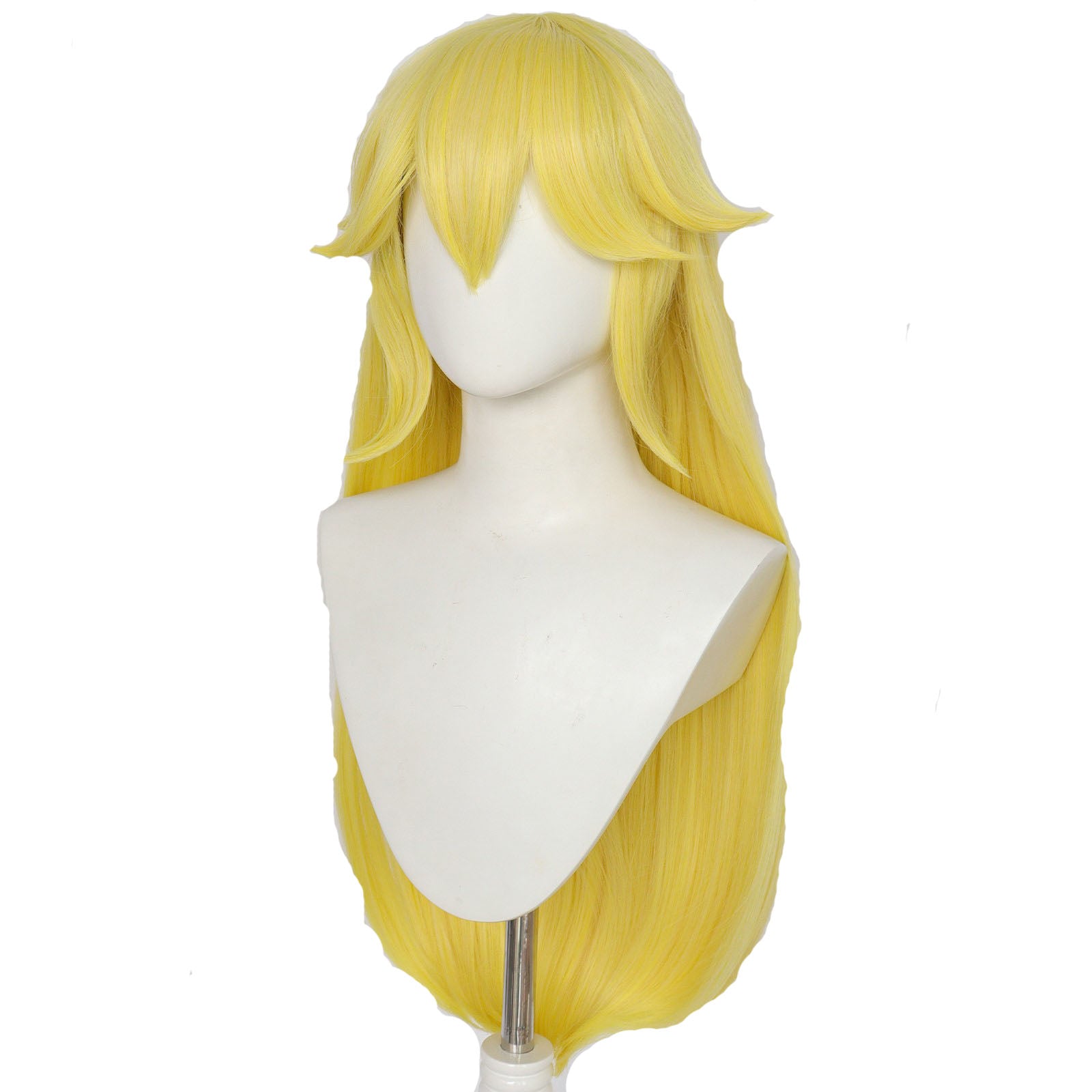 Rulercosplay Anime The Super Mario Bros Princess Peach Golden Long Cosplay Wig