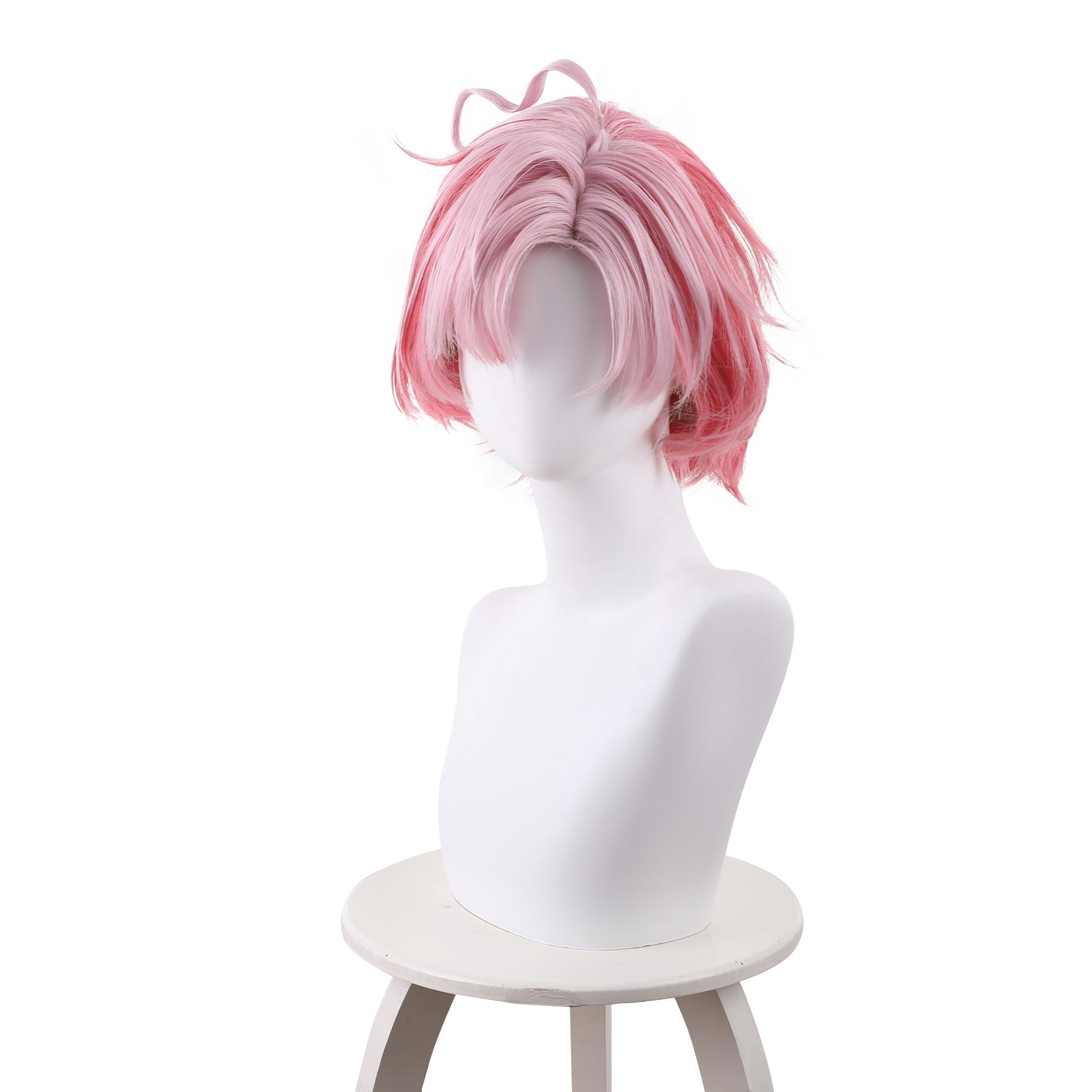 Rulercosplay Anime Fragaria Memories Melode Pink with White Short Cosplay Wig