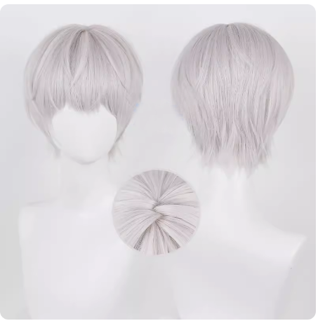 Rulercosplay Game Light and Night sariel Cosplay Gray Wig For Cosplay Party