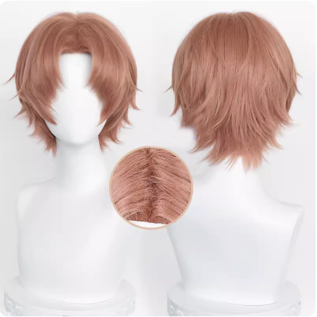 Rulercosplay Game Light and Night Jesse Cosplay Dark Orange Wig For Cosplay Party