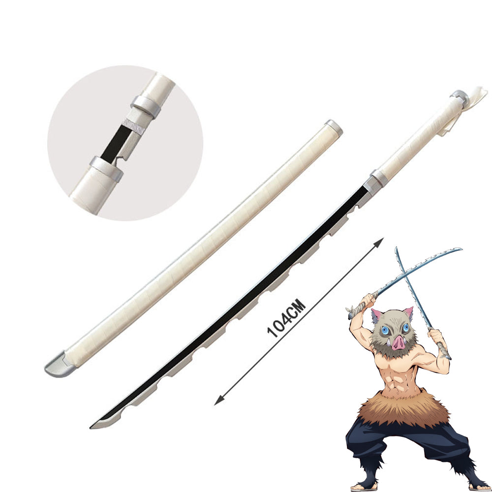 Rulercosplay Anime Demon Slayer Hashibira Inosuke Sword Cosplay Weapon