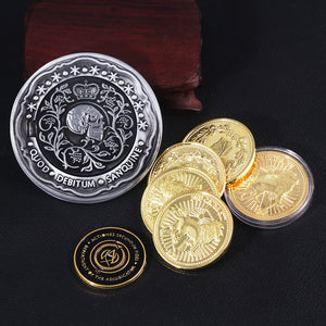 Rulercosplay Movie John Wick 4 Aiyee Blood Oath Marker Coin Adjudicator Coin Gold Coin Collecting Coin Cosplay Props