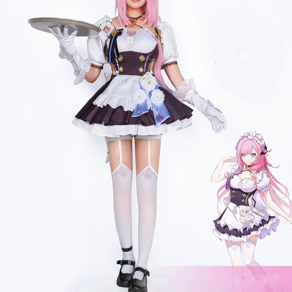 Rulercosplay Honkai Star Rail Elysia Cosplay Costume With Accessories For Cosplay Party