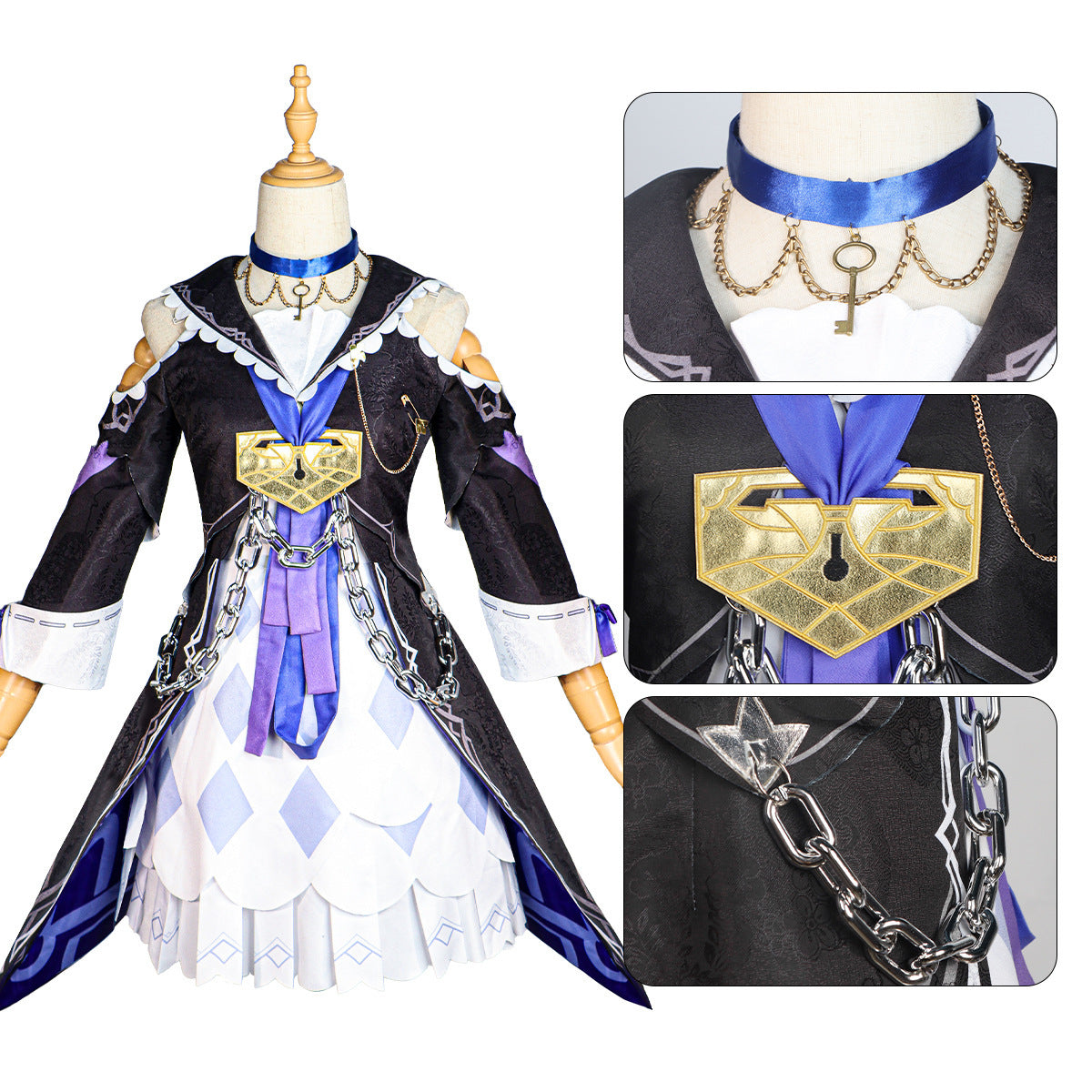 Rulercosplay Honkai Star Rail Herta Uniform Suit Cosplay Costume With Accessories For Halloween Party