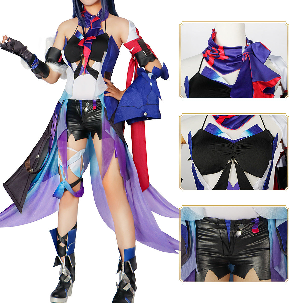 Rulercosplay Honkai Star Rail Seele Uniform Suit Cosplay Costume With Accessories For Halloween Party