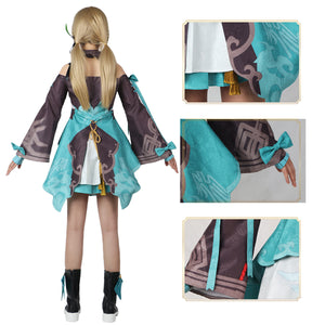 Rulercosplay Honkai Star Rail Qing Que Uniform Suit Cosplay Costume With Accessories For Halloween Party