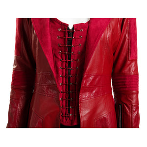Rulercosplay Captain America Civil War Wanda Django Maximoff(Scarlet Witch) Red suit Movie Cosplay Costume