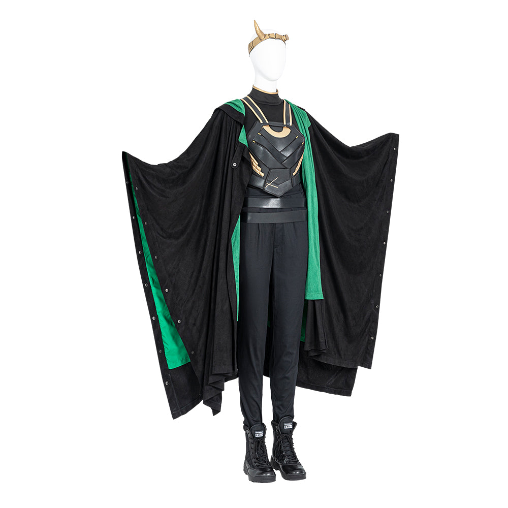 Rulercosplay Loki Sylvie Lushton（Enchantress）Combat suit Movie Cosplay Costume