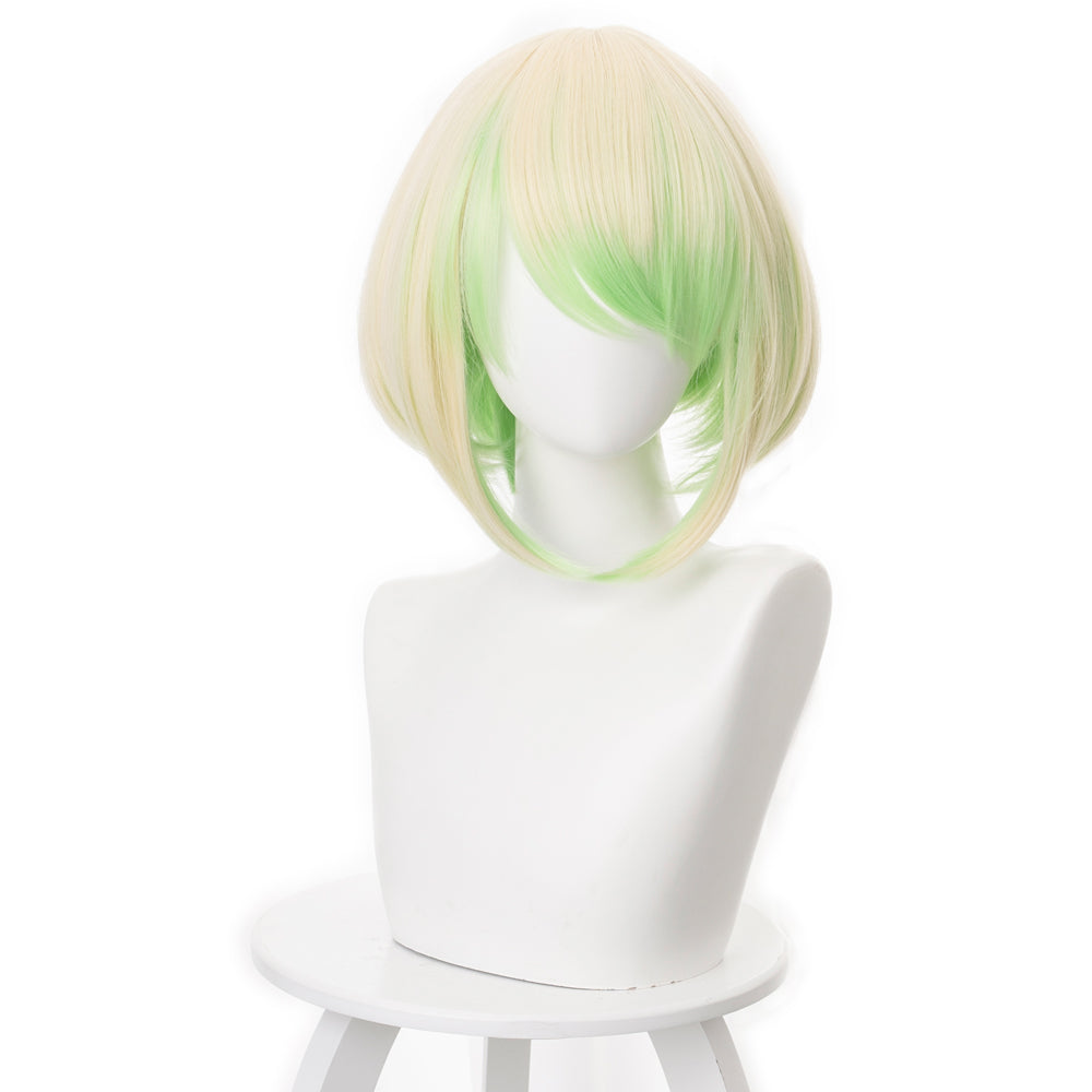 Rulercosplay Anime PROMARE LIO FOTIA Mad Burnish Yellowe gradient green Short Cosplay Wig