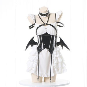 Rulercosplay Black Pink Red Little Devil Dress Sexy Cosplay Costume