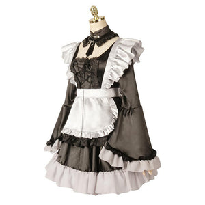 Rulercosplay Anime My Dress-Up Darling Kitagawa Marin Black  Maid Dress Cosplay Costume