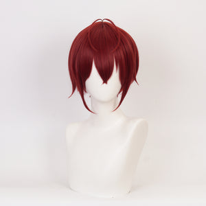 Rulercosplay Twisted Wonderland Riddle Red Short Cosplay Wig