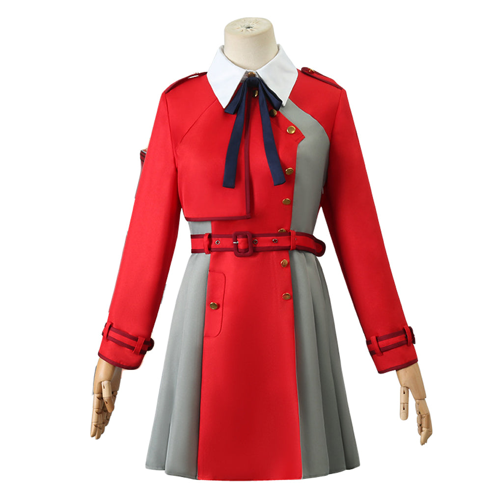 Rulercosplay Anime Lycoris Recoil Nishikigi Chisato Red uniform Cosplay Costume