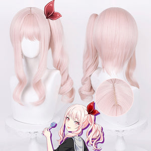 Rulercosplay Anime Project Sekai Colorful Stage feat Hatsune Miku Akiyama Mizuki Pink Long Cosplay Wig