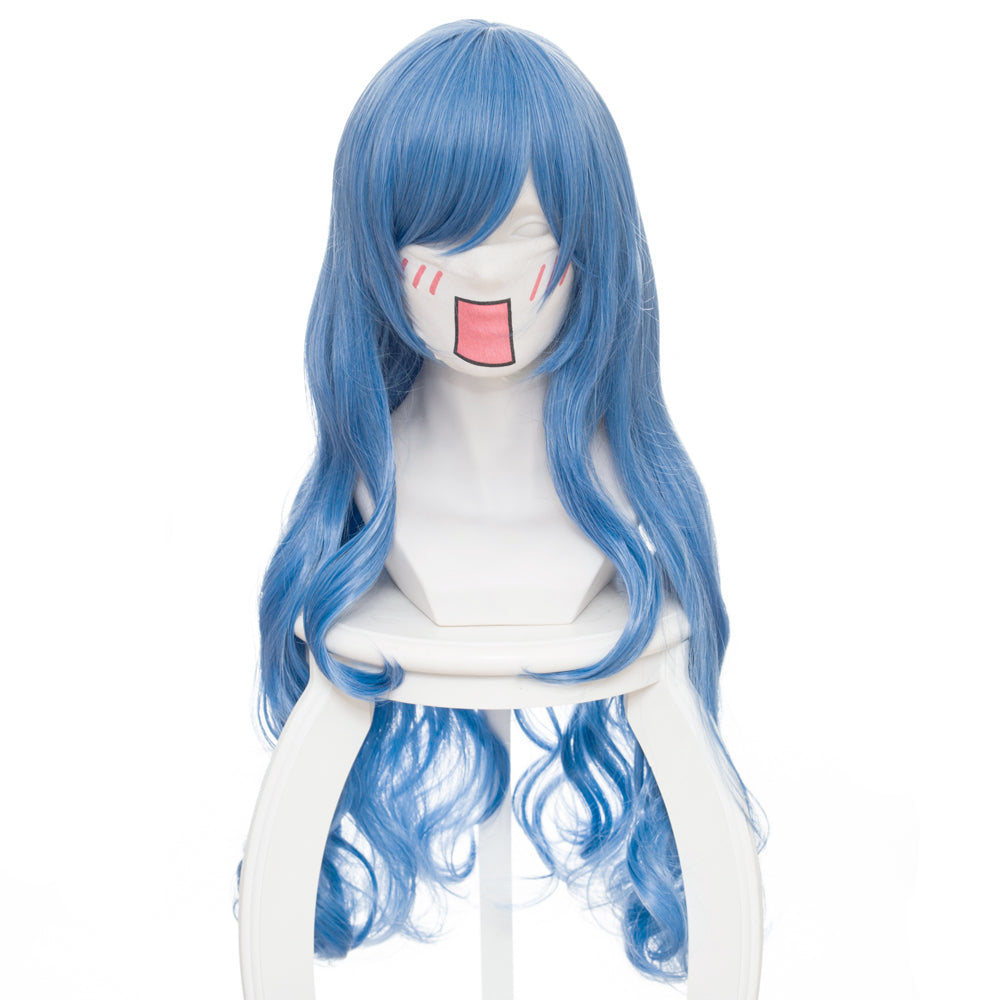 Rulercosplay Anime Himouto! Umaru-chan Tachibana Sylphynford Long Curly Blue Mixed Cosplay wig