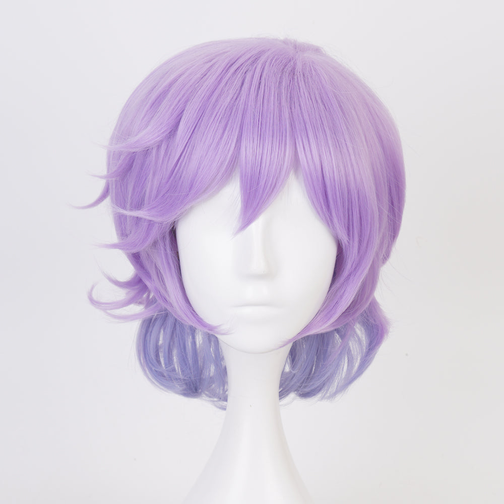 Rulercosplay Twisted Wonderland Epel Purple Short Cosplay Wig