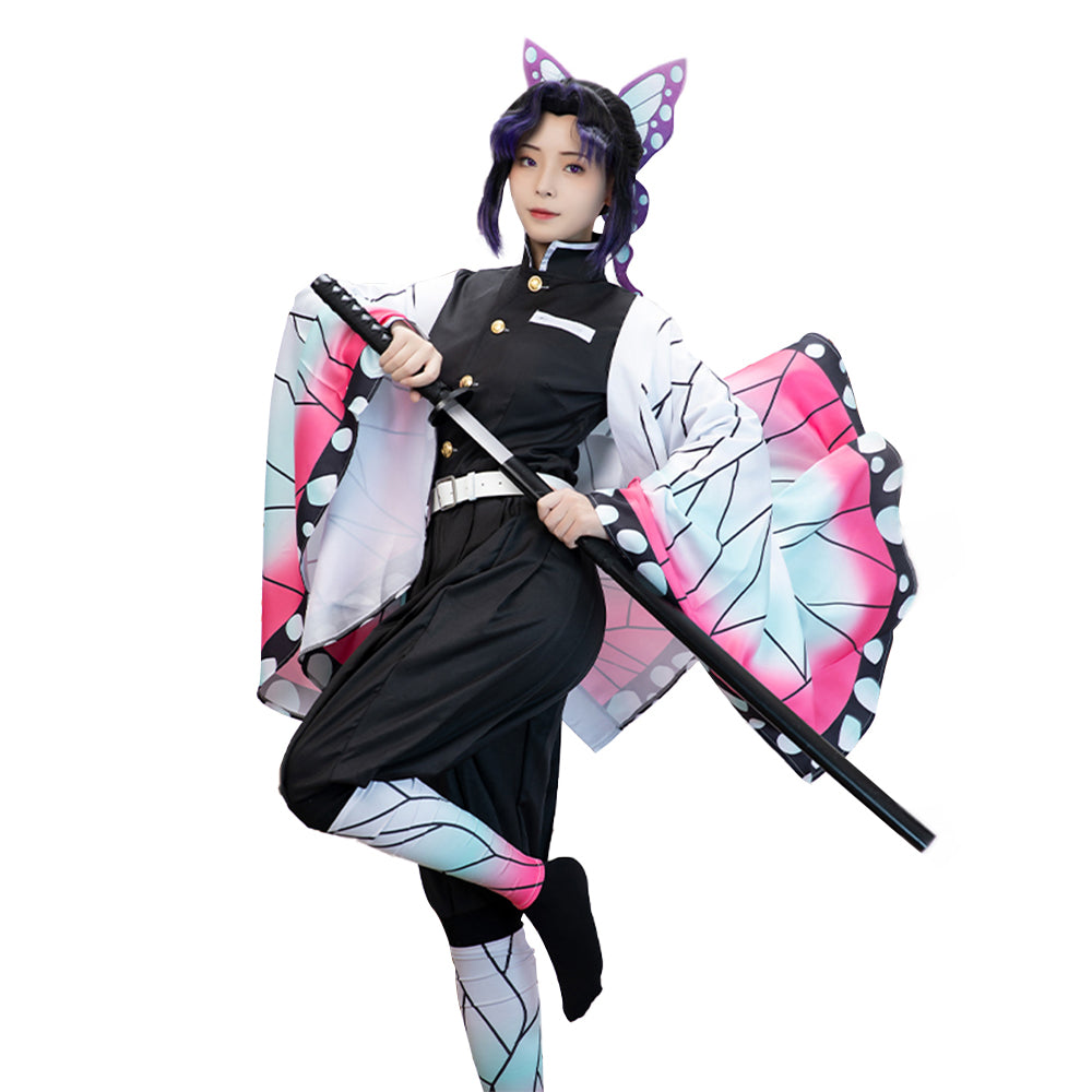 Rulercosplay Anime Demon Slayer Kochou Shinobu Haori Uniform Cosplay Costume