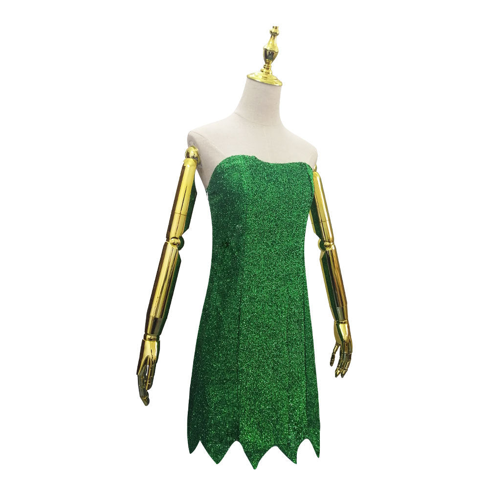 Rulercosplay Anime Tinker Bell Tink Green Dress Cosplay Costume