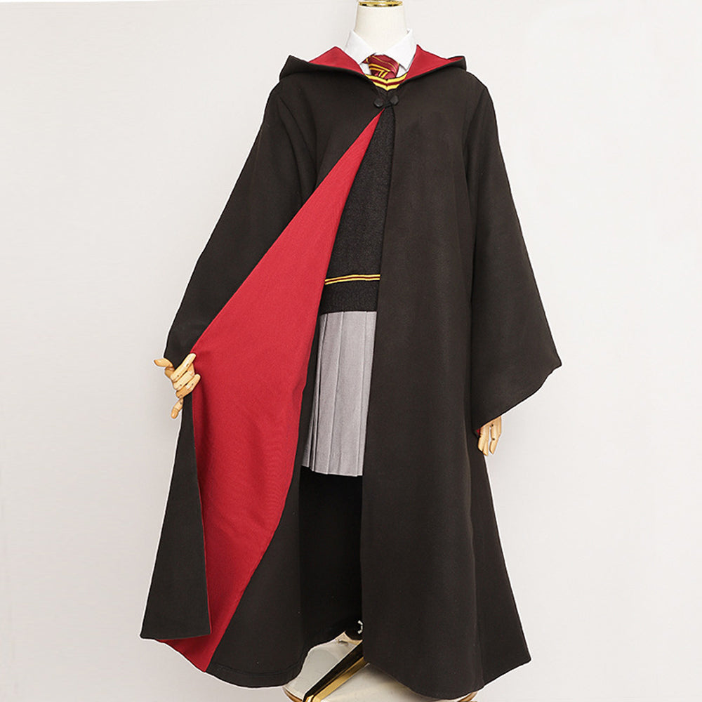 Rulercosplay Harry Potter Hogwarts school uniform cloak high quality Movie Cosplay Costume