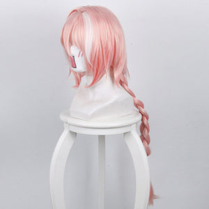 Rulercosplay Fate Apocrypha Astolpho Pink And White Ombre Braid Anime Cosplay Wigs
