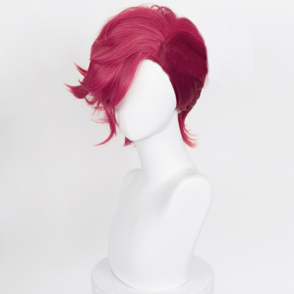 Rulercosplay Anime League of Legends Arcane Violet Short Pink Cosplay Wig