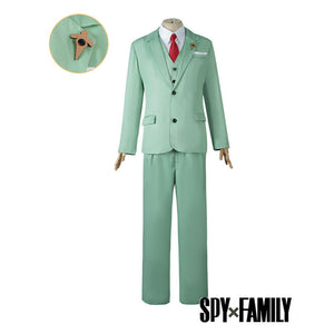 Rulercosplay Anime SPY x FAMILY Loid Forger (Twilight) Green Uniform Cosplay Costume