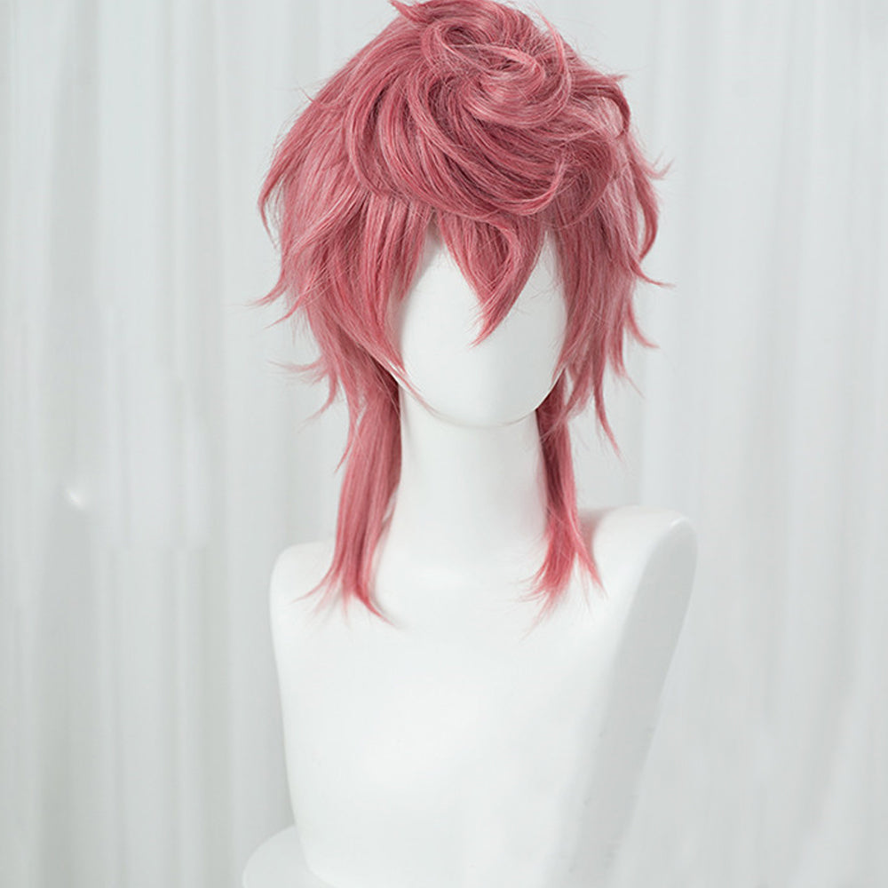Rulercosplay Anime JoJo's Bizarre Adventure Trish Una Pink Medium Cosplay Wig