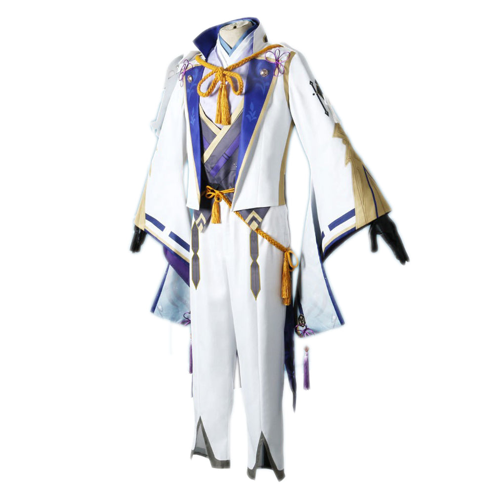 Rulercosplay Genshin Impact Kamisato Ayato White Suit Ayato Cosplay Costume