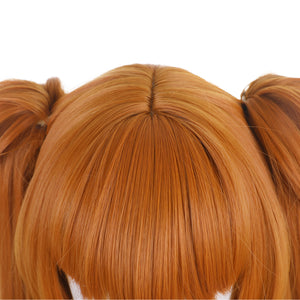 Rulercosplay Anime Neon Genesis Evangelion Asuka Langley Shikinami Orange Long curly Cosplay Wig