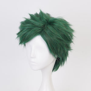 Rulercosplay Twisted Wonderland Trey Green Short Cosplay Wig