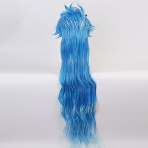 Rulercosplay Twisted Wonderland Idia Blue Long Cosplay Wig