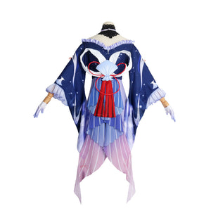 Rulercosplay Genshin Impact Sangonomiya Kokomi Blue Dress Cosplay Costume