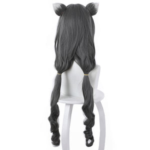 Rulercosplay Anime Princess Connect! Re Dive Karyl Dark grey Long Cosplay Wig