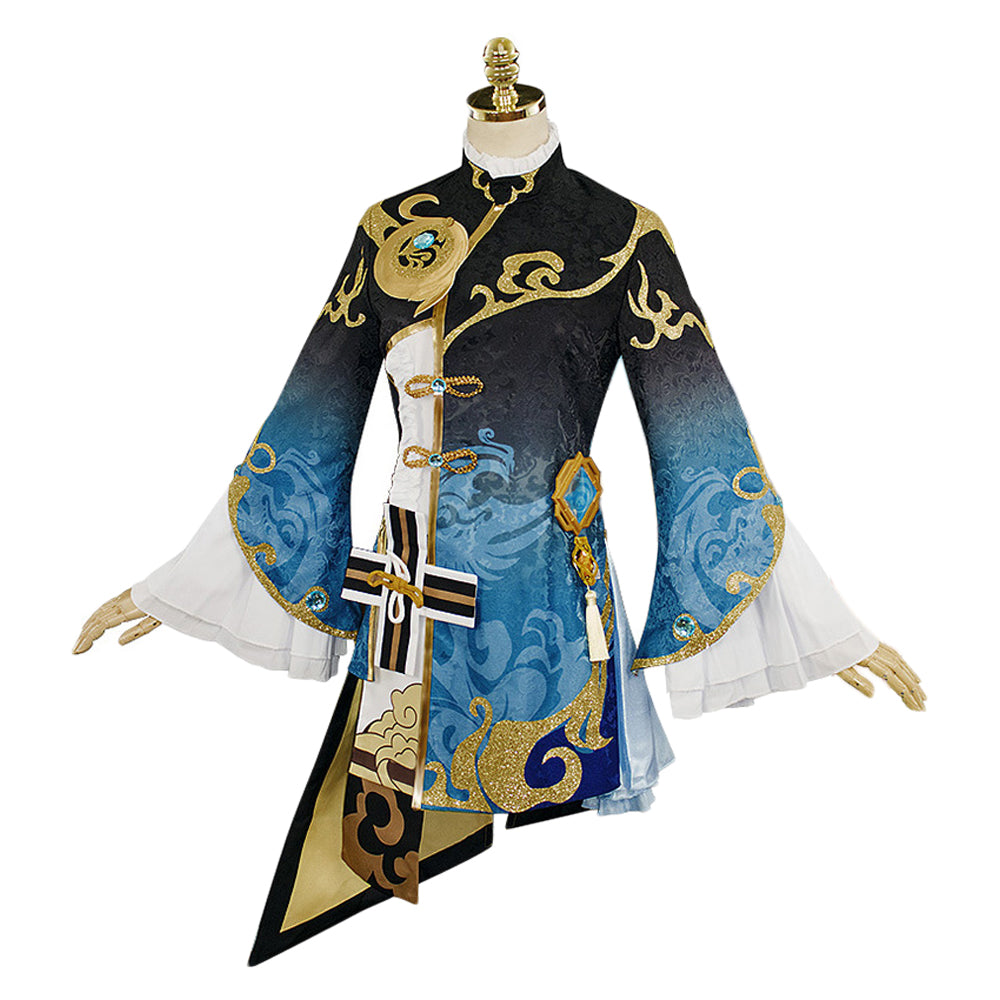 Rulercosplay Genshin Impact Xingqiu Blue suit Cosplay Costume
