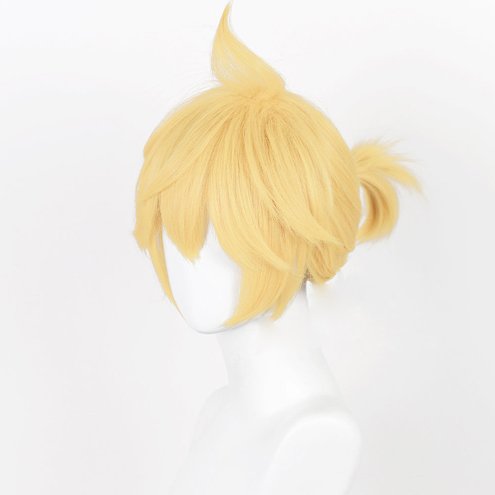 Rulercosplay Vocaloid Kagamine Len Yellow Short Cosplay Wig