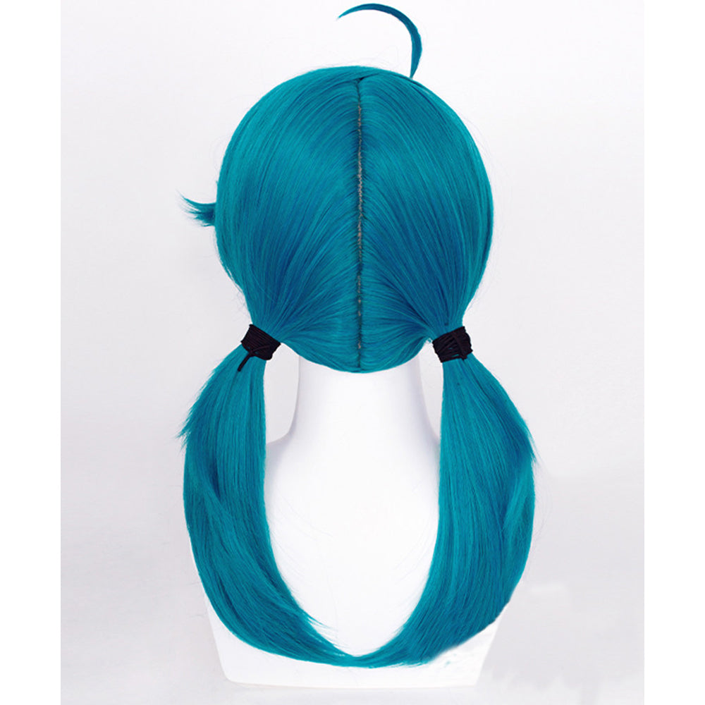 Rulercosplay League of Legends Gwen Blue Long Game Cosplay Wig