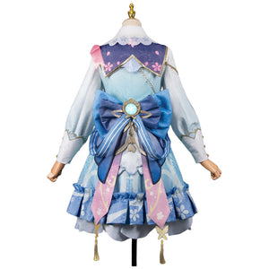 Rulercosplay Genshin Impact Kamisato Ayaka New Dress Blue Dress Cosplay Costume