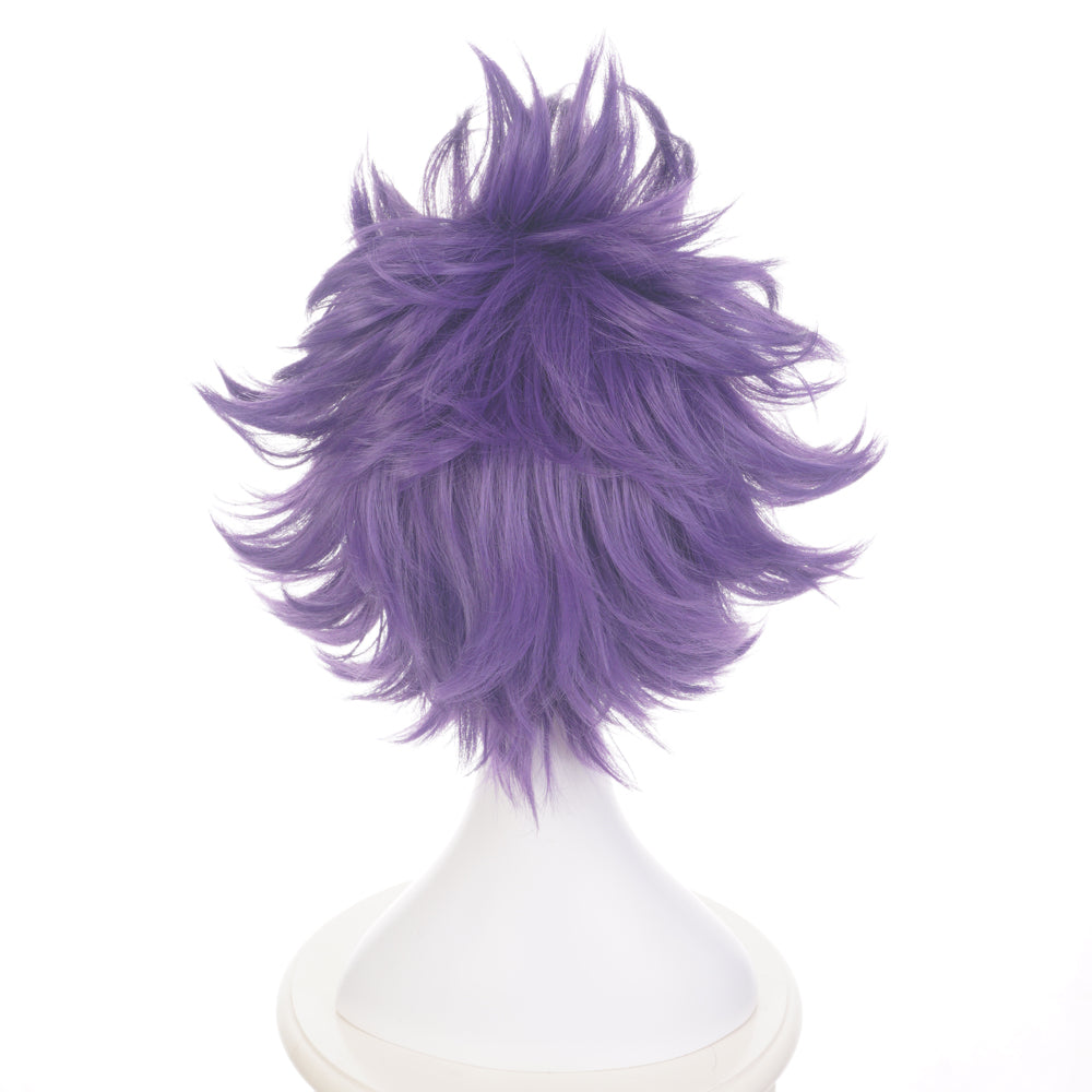 Rulercosplay Anime My Hero Academia Shinso Hitoshi purple short Cosplay Wig